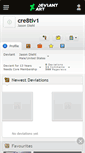 Mobile Screenshot of cre8tiv1.deviantart.com