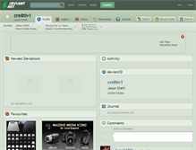 Tablet Screenshot of cre8tiv1.deviantart.com