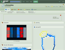 Tablet Screenshot of leroidesrois.deviantart.com