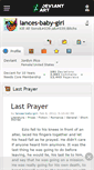 Mobile Screenshot of lances-baby-girl.deviantart.com