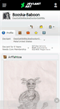 Mobile Screenshot of booska-baboon.deviantart.com