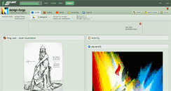 Desktop Screenshot of design-forge.deviantart.com