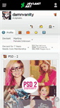 Mobile Screenshot of damnvanity.deviantart.com