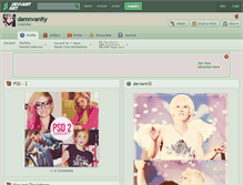 Tablet Screenshot of damnvanity.deviantart.com