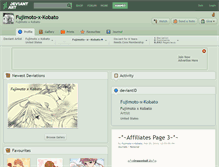 Tablet Screenshot of fujimoto-x-kobato.deviantart.com