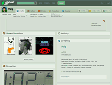 Tablet Screenshot of maig.deviantart.com