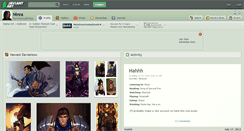 Desktop Screenshot of ninra.deviantart.com