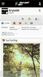 Mobile Screenshot of krysolet.deviantart.com