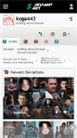 Mobile Screenshot of koga443.deviantart.com
