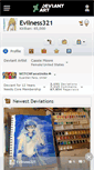 Mobile Screenshot of evilness321.deviantart.com