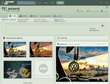 Tablet Screenshot of jacksterdj.deviantart.com