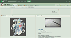 Desktop Screenshot of frog-vamp.deviantart.com