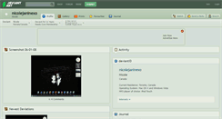 Desktop Screenshot of nicolejaninexo.deviantart.com