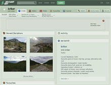 Tablet Screenshot of kriker.deviantart.com