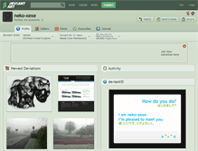 Tablet Screenshot of neko-xexe.deviantart.com
