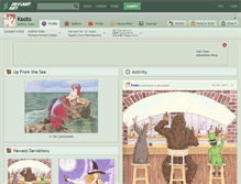 Tablet Screenshot of ksoto.deviantart.com