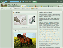 Tablet Screenshot of naturally-gaited.deviantart.com