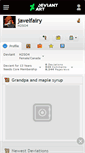 Mobile Screenshot of javelfairy.deviantart.com