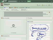 Tablet Screenshot of fidelenrich.deviantart.com