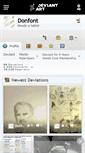Mobile Screenshot of donfont.deviantart.com