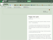 Tablet Screenshot of hoadao.deviantart.com