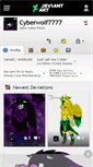 Mobile Screenshot of cyberwolf7777.deviantart.com