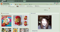 Desktop Screenshot of mickeycricky.deviantart.com