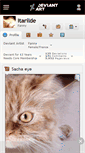 Mobile Screenshot of itarilde.deviantart.com