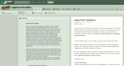 Desktop Screenshot of legends-of-arcadia.deviantart.com
