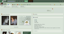 Desktop Screenshot of ecchy.deviantart.com