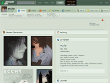 Tablet Screenshot of ecchy.deviantart.com