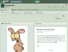 Tablet Screenshot of comrade-max.deviantart.com
