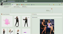Desktop Screenshot of laarisellylover.deviantart.com