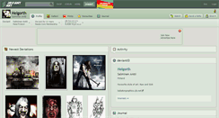 Desktop Screenshot of helgorth.deviantart.com