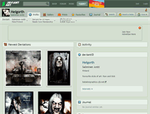 Tablet Screenshot of helgorth.deviantart.com