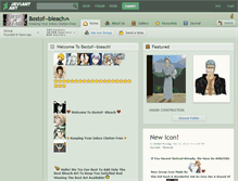 Tablet Screenshot of bestof--bleach.deviantart.com