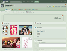 Tablet Screenshot of gaarayaoi123.deviantart.com