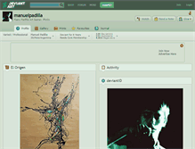 Tablet Screenshot of manuelpadilla.deviantart.com