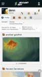 Mobile Screenshot of denn.deviantart.com