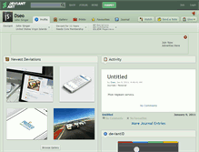 Tablet Screenshot of dseo.deviantart.com