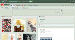 Desktop Screenshot of mauguine.deviantart.com