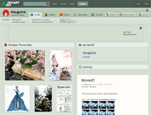 Tablet Screenshot of mauguine.deviantart.com
