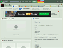 Tablet Screenshot of heero-sui.deviantart.com