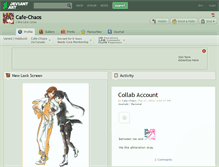 Tablet Screenshot of cafe-chaos.deviantart.com