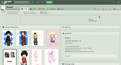 Desktop Screenshot of ipunch.deviantart.com