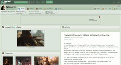 Desktop Screenshot of fallen-eye.deviantart.com