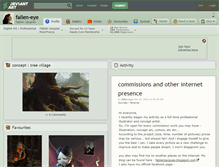 Tablet Screenshot of fallen-eye.deviantart.com