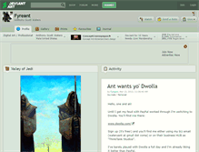 Tablet Screenshot of fyreant.deviantart.com