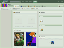 Tablet Screenshot of fcdc.deviantart.com