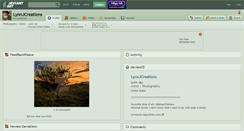 Desktop Screenshot of lynnjcreations.deviantart.com